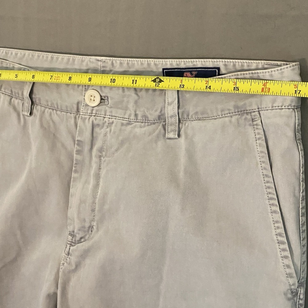Vineyard Vines Light Gray Island Pants Men's Size 33x29 Preppy Golf Casual - Picture 8 of 9
